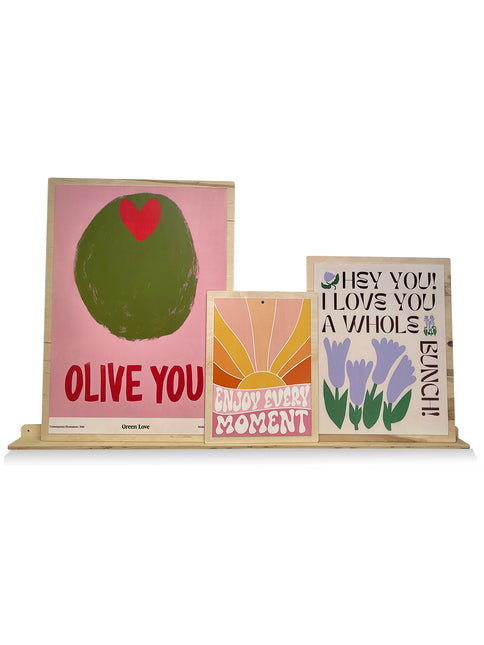 Hylde Samling 6 - inklusiv hylde