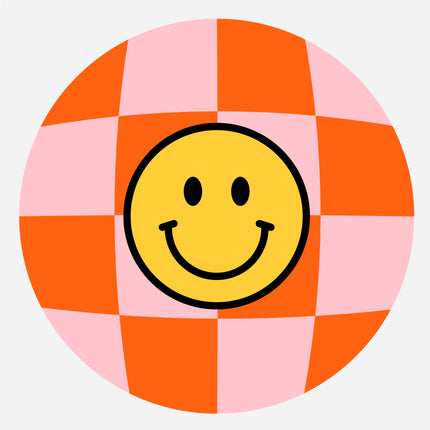 Smiley på tern