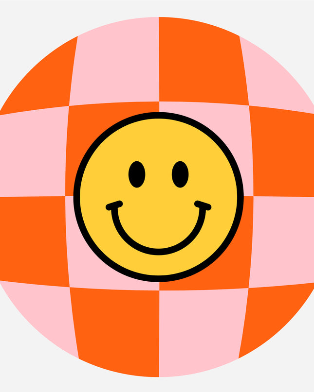 Smiley på tern